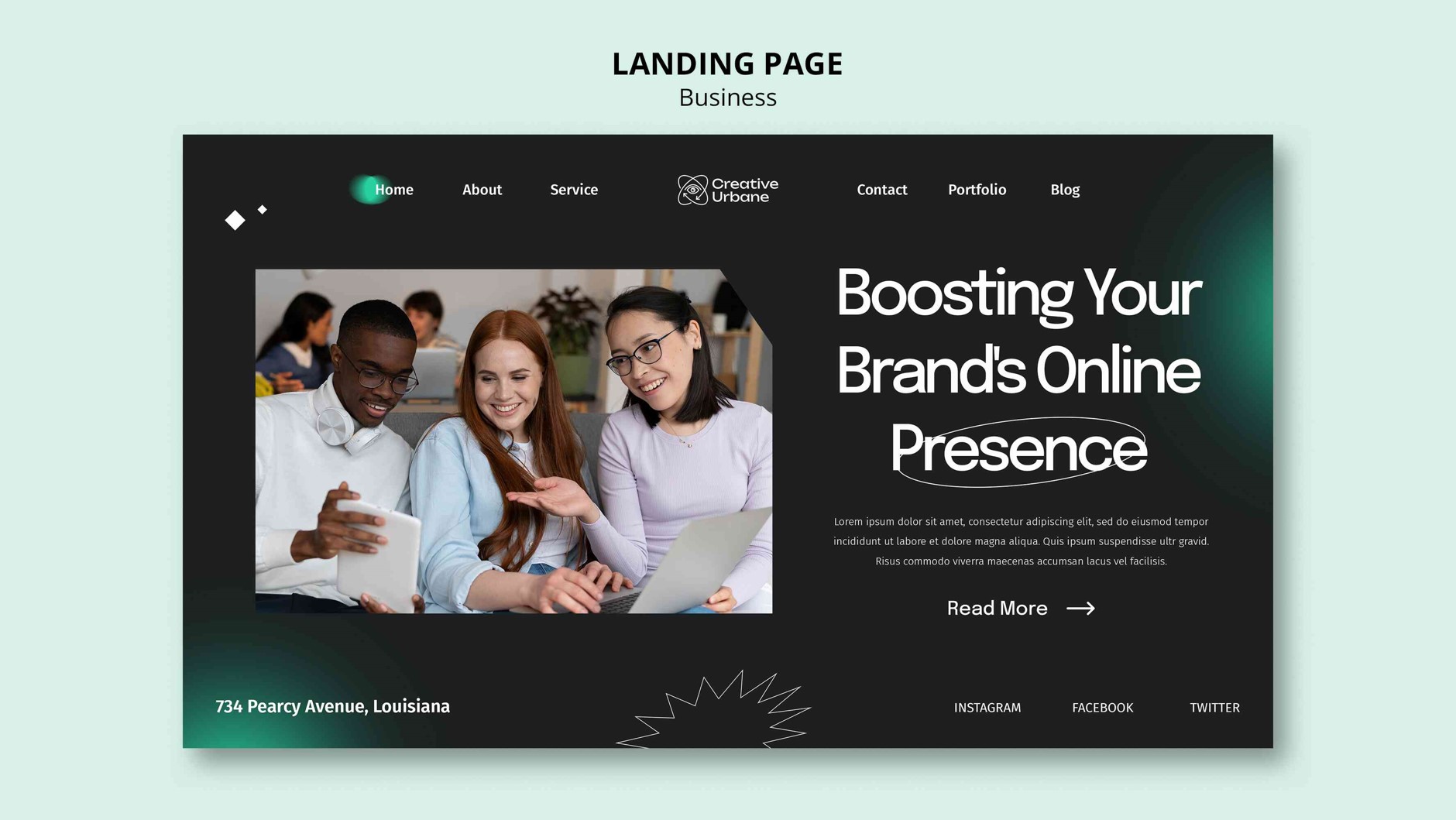 Landing Page Design